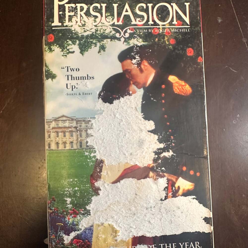 Persuasion (vhs 1995) Jane Austen BBC